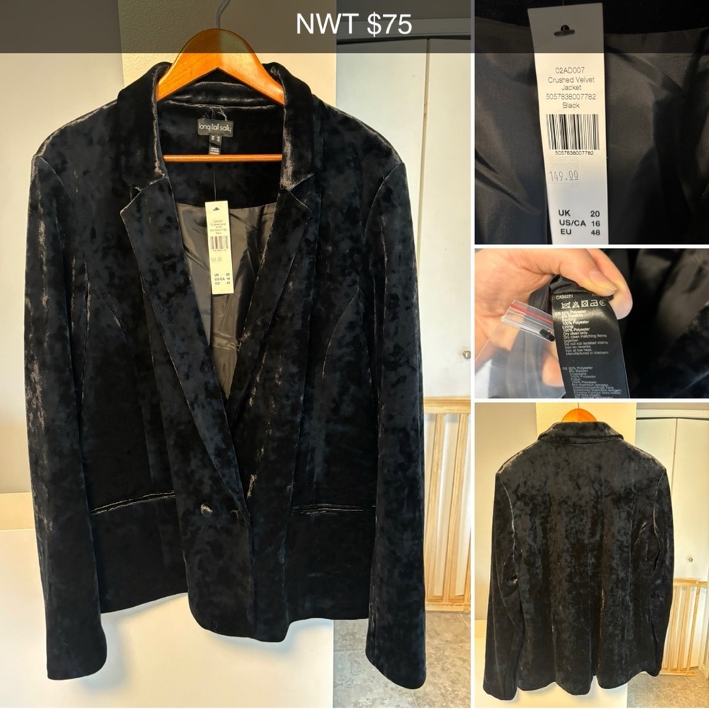 Crushed Velvet Jacket